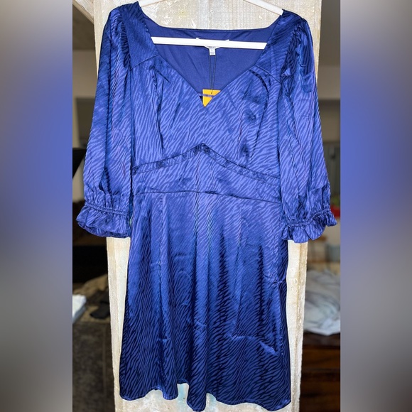 NWT - Collective Concepts Zebra Jacquard Minidress Size Large - Picture 1 of 6